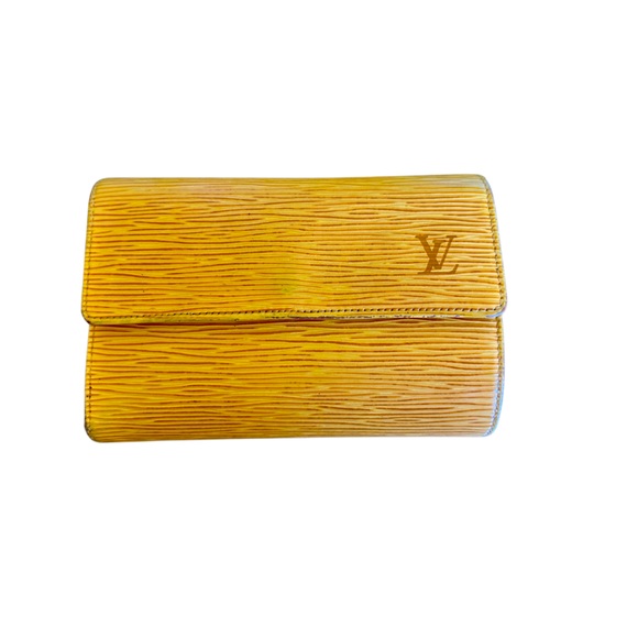 Louis Vuitton Handbags - Authentic Louis Vuitton Yellow Epi Leather Alexandra Wallet